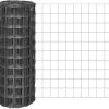 VidaXL Euro Hek 25x1 M Met 100x100 Mm Gaas Staal -Default Template 5 vidaxl euro hek 25x1 m staal grijs 450742