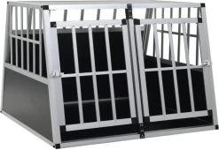 VidaXL Hondenbench Met Dubbele Deur 94x88x69 Cm -Default Template 5 vidaxl hondenbench met dubbele deur 94x88x69 cm 140154