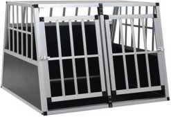 VidaXL Hondenbench Met Dubbele Deur 94x88x69 Cm