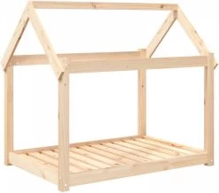 VidaXL Hondenmand 101x70x90 Cm Massief Grenenhout